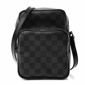 Black Checkered Men's Bag